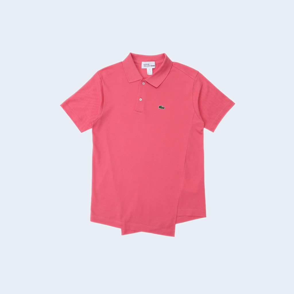 CDG Shirt x Lacoste Polo Pink