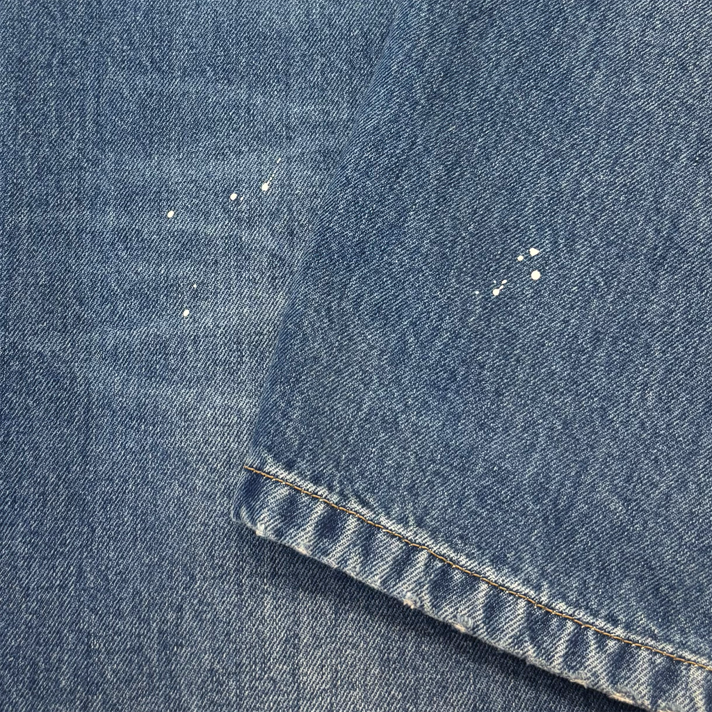 Landon Pant Blue Destroy Wash Splatter