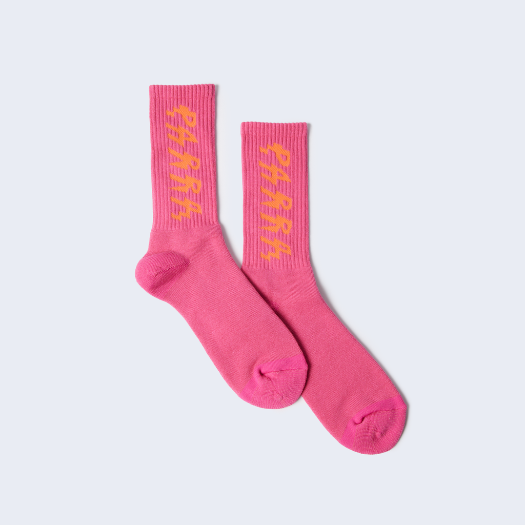 Spiked Logo Crew Socks
