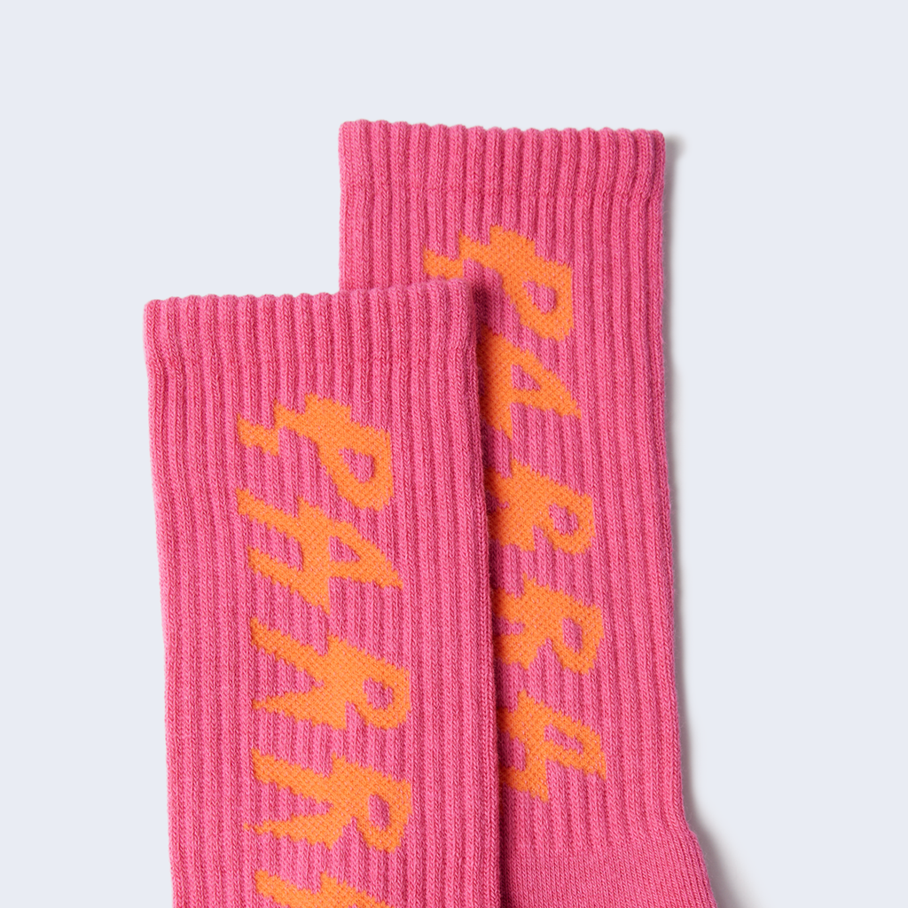 Spiked Logo Crew Socks