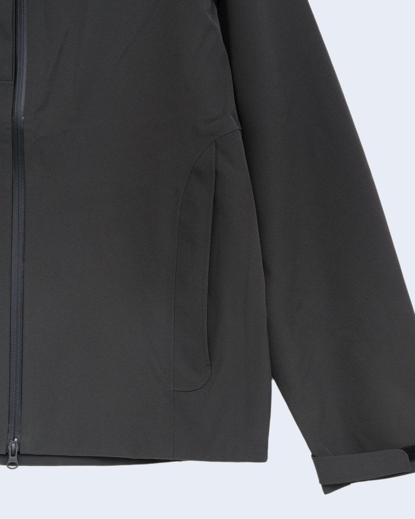 Arc 3L Shell Jacket Charcoal Black