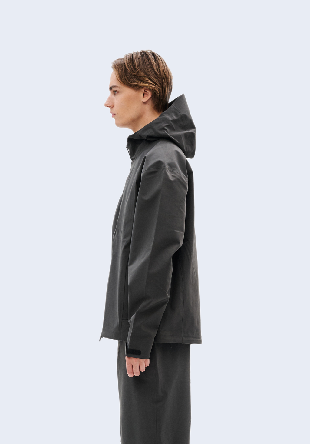 Arc 3L Shell Jacket Charcoal Black