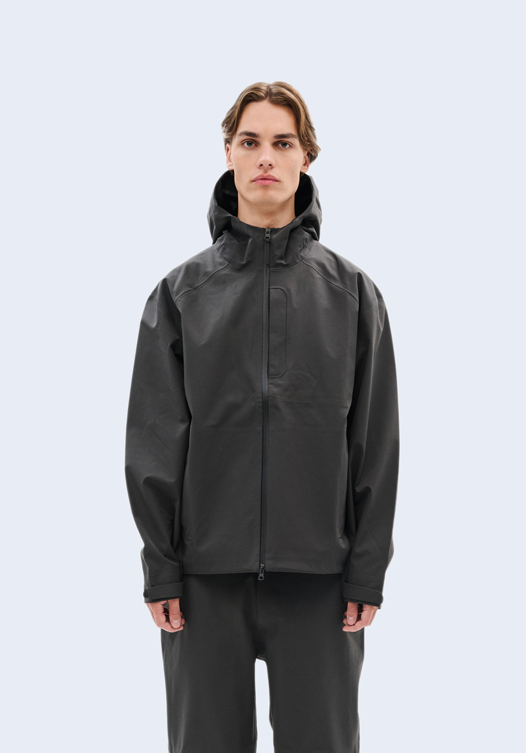 Arc 3L Shell Jacket Charcoal Black
