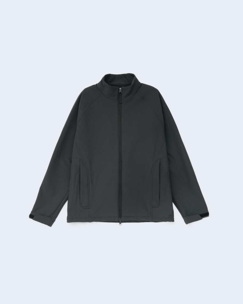 Path Inner Brushed Soft Shell Jacket Charcoal Black