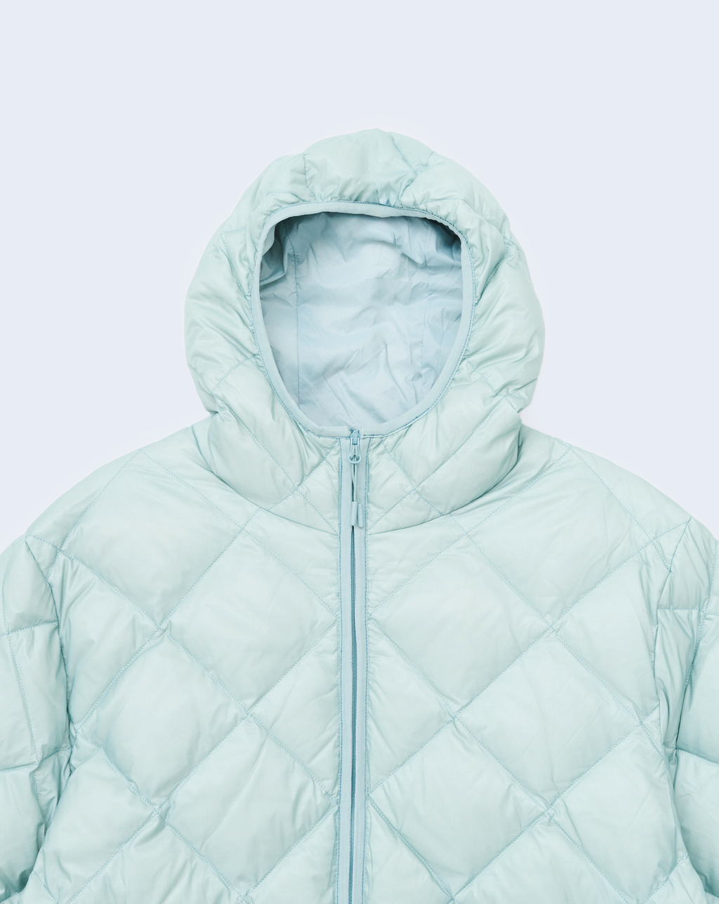 Base Lt Down Hooded Jacket Turquoise