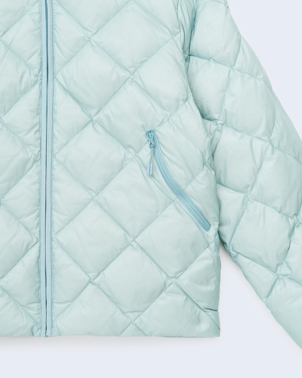 Base Lt Down Hooded Jacket Turquoise