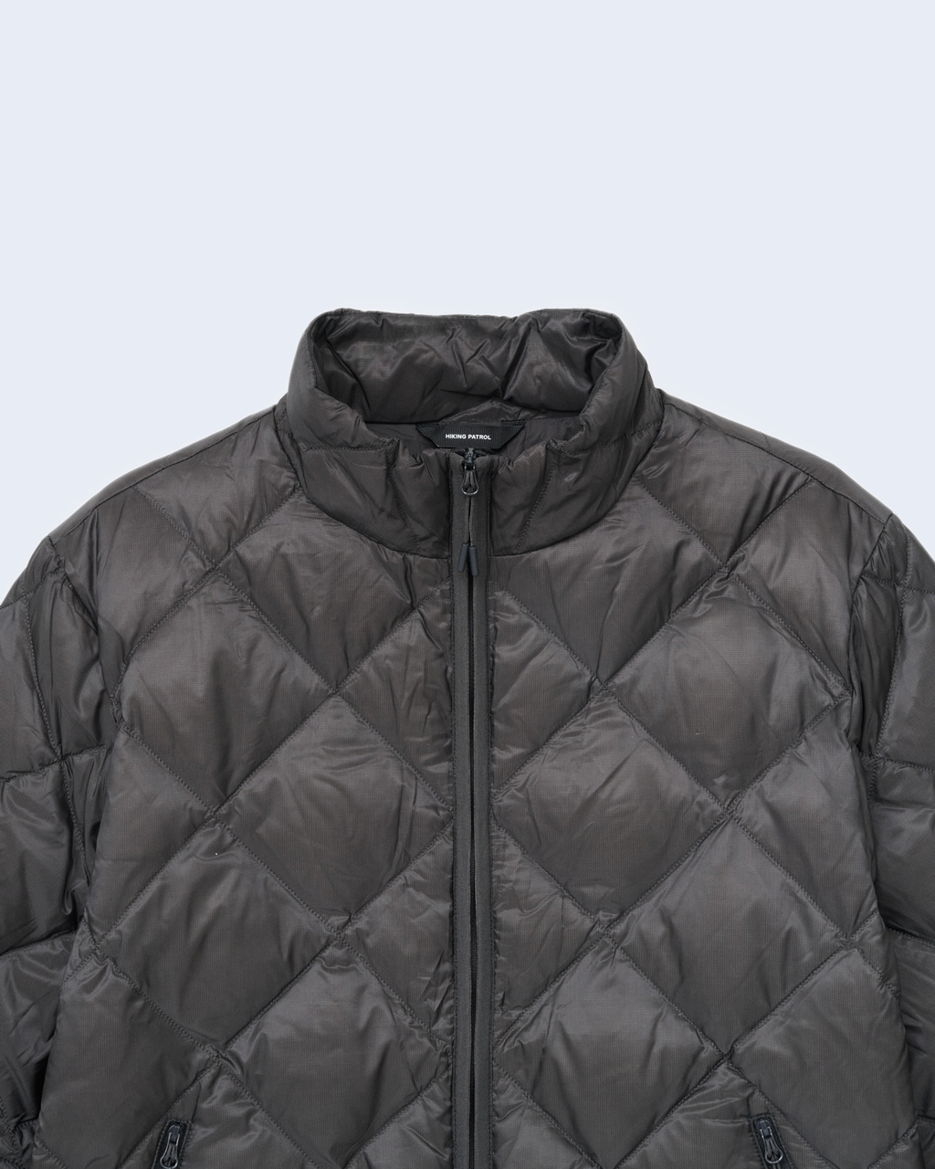 Base Lt Down Zip Jacket Charcoal Black
