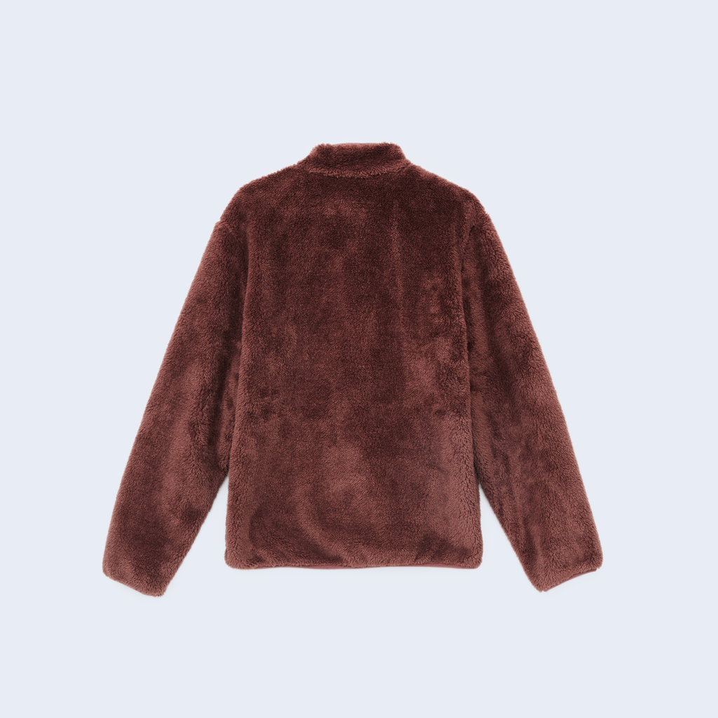 Adapt Plush Fleece Jacket Maroon