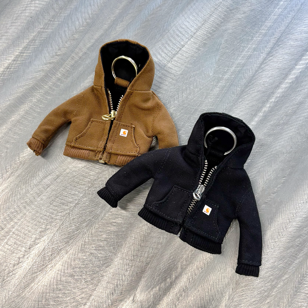 Mini Active Jacket Keychain Black