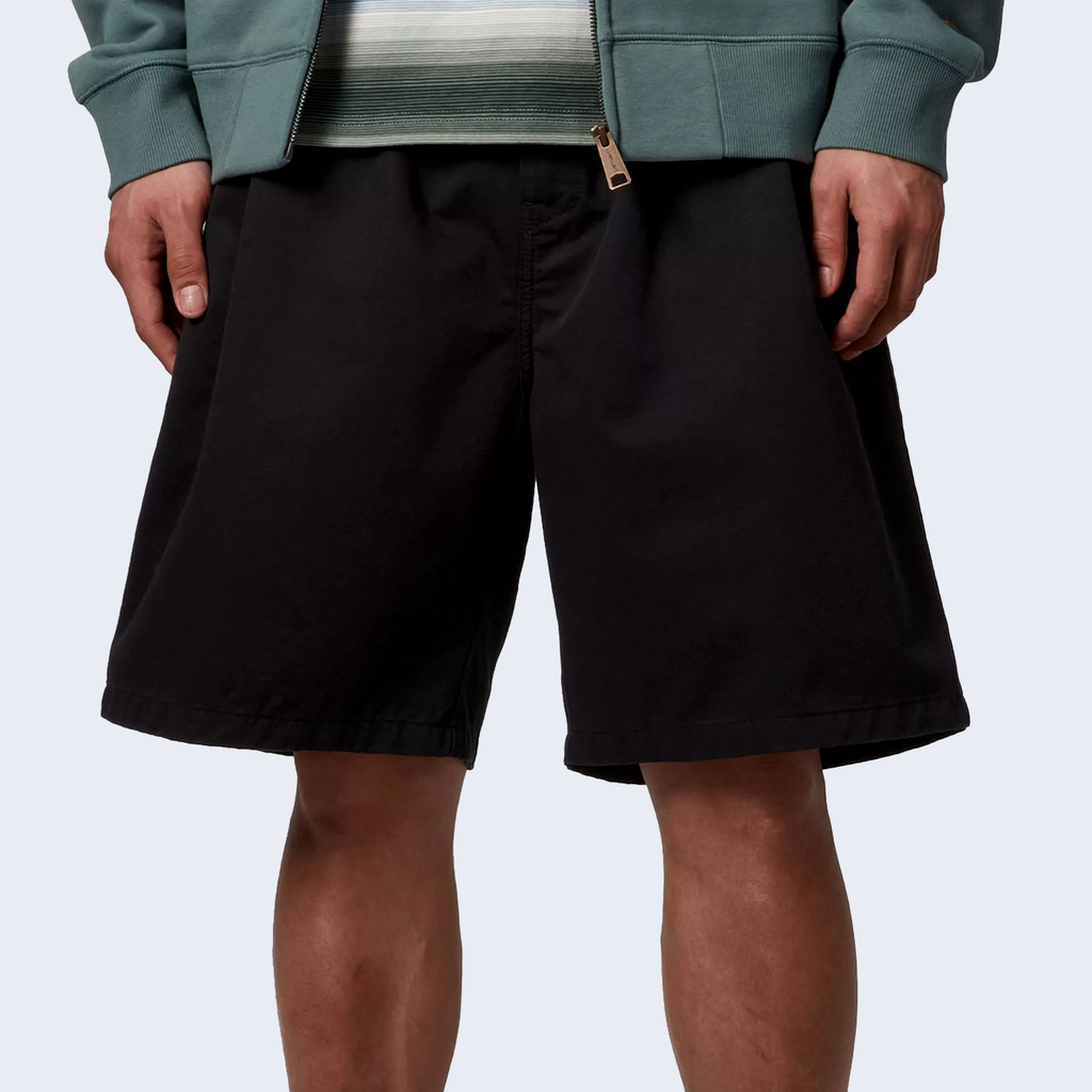 Marv Short Black Stone Washed