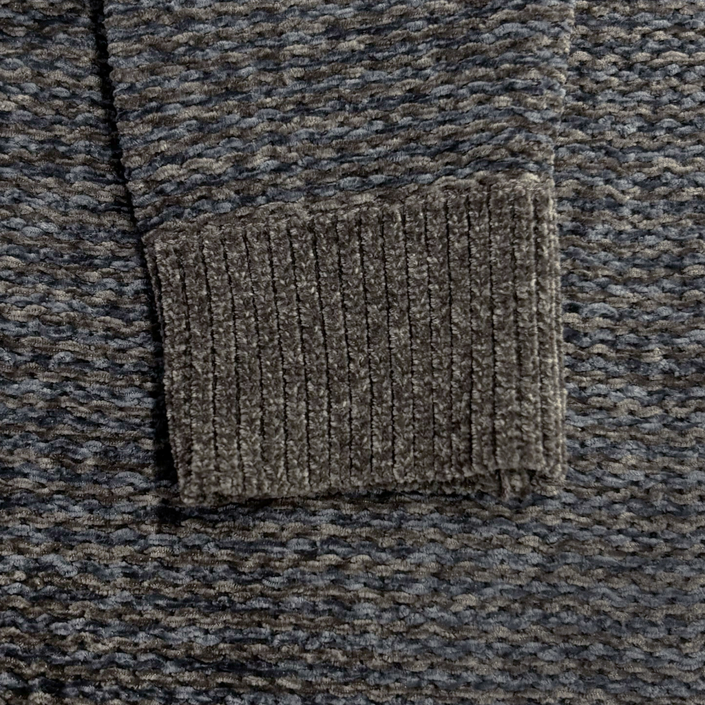 Velvet Knit Polo Charcoal