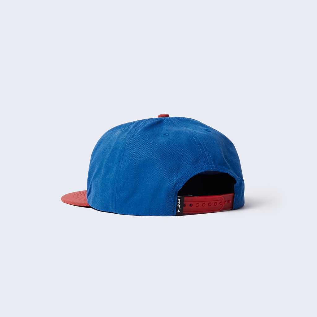 No Car 6 Panel Hat Blue
