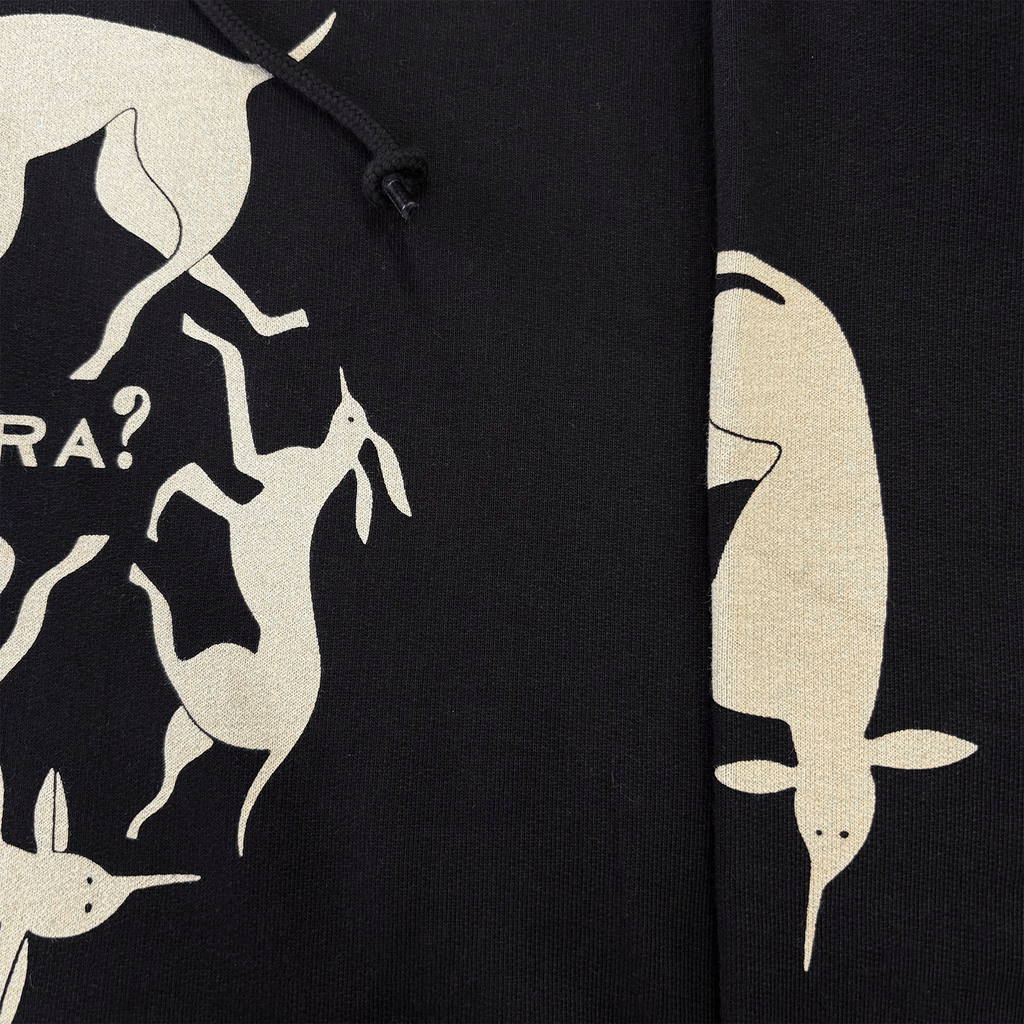 Non Grand Cafe Hooded Sweatshirt Black