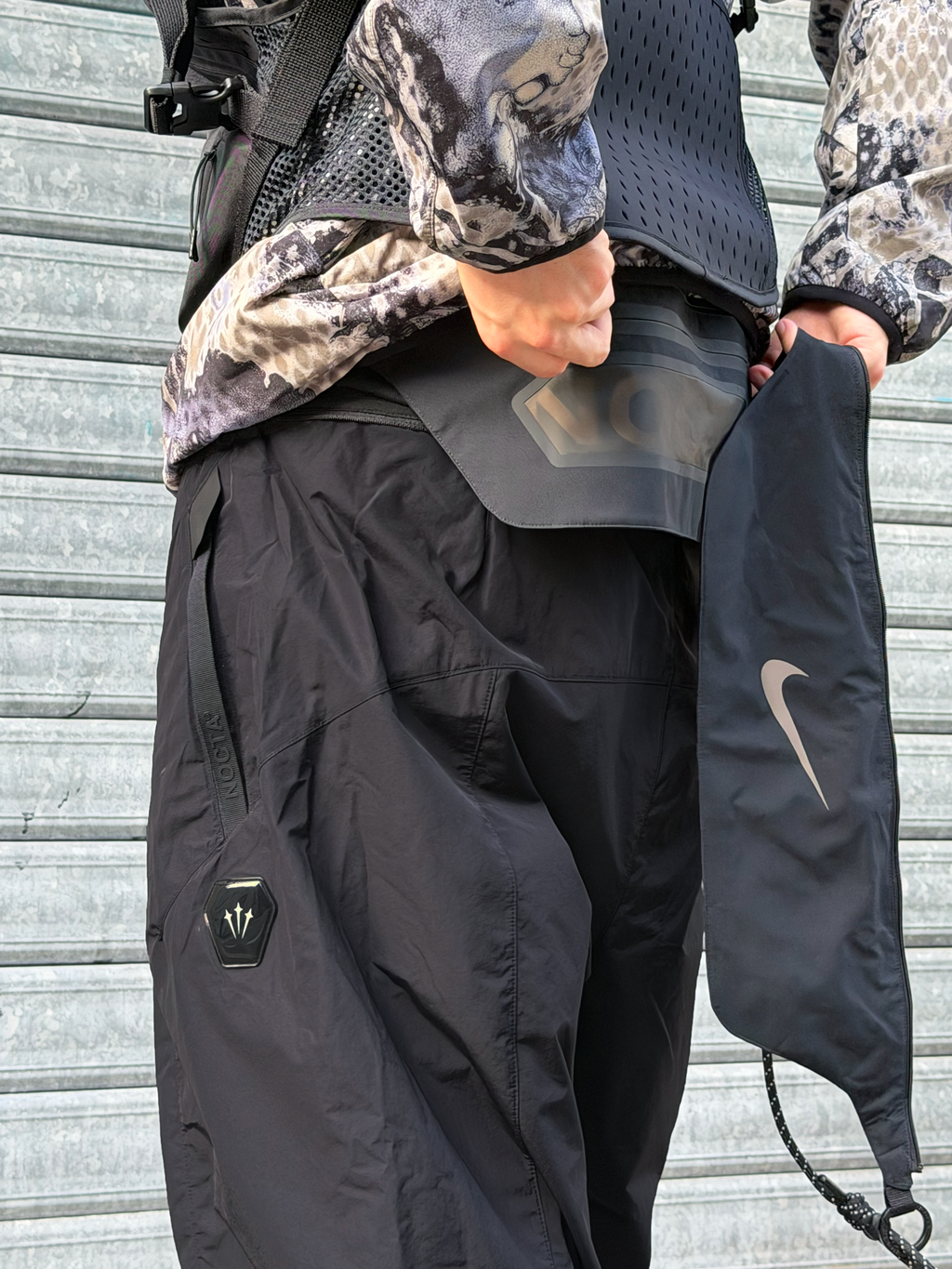 Nocta Zombie Cut Track Pant Black