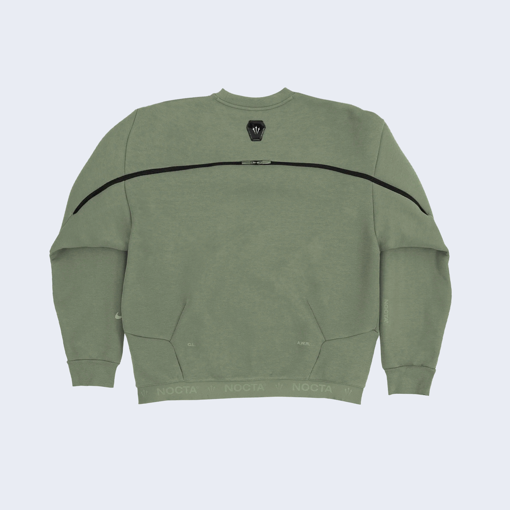 Nocta Trapeziud Cut Crewneck Green