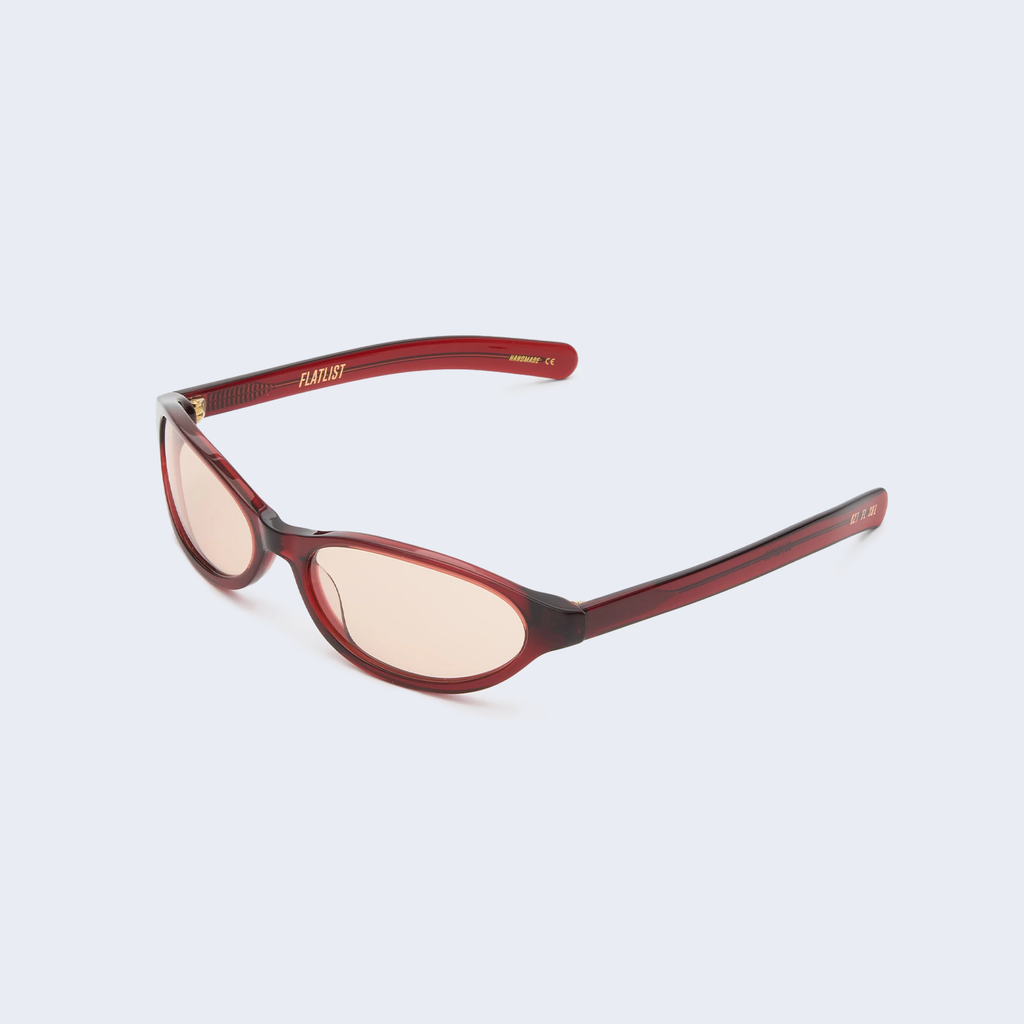 Olympia Crystal Burgundy / Peach Lens