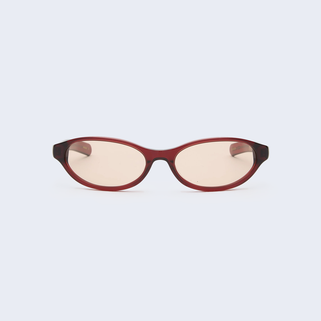 Olympia Crystal Burgundy / Peach Lens