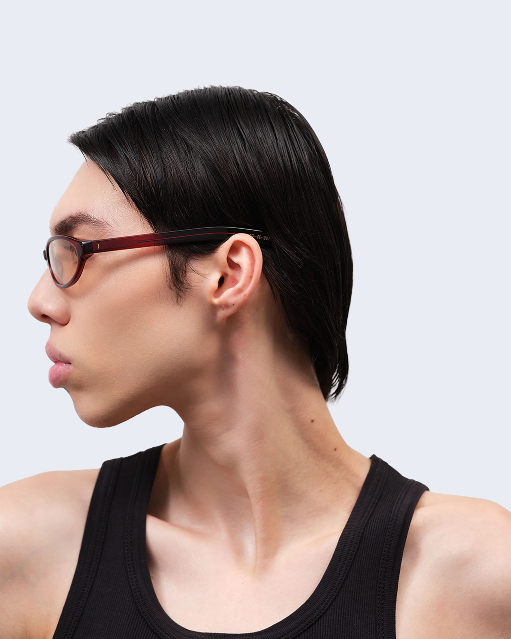 Olympia Crystal Burgundy / Peach Lens
