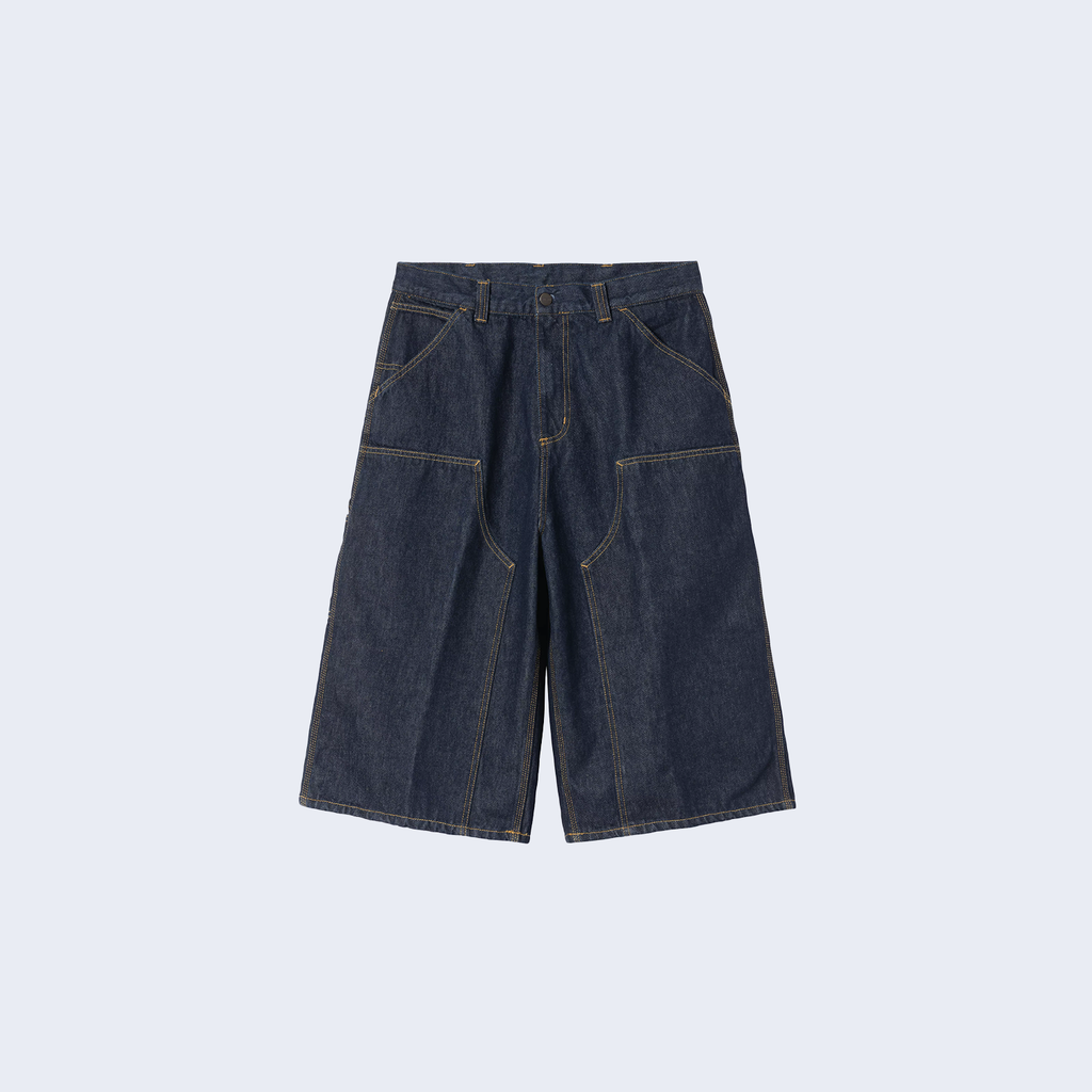 OG Double Knee Long Short Blue Rinsed