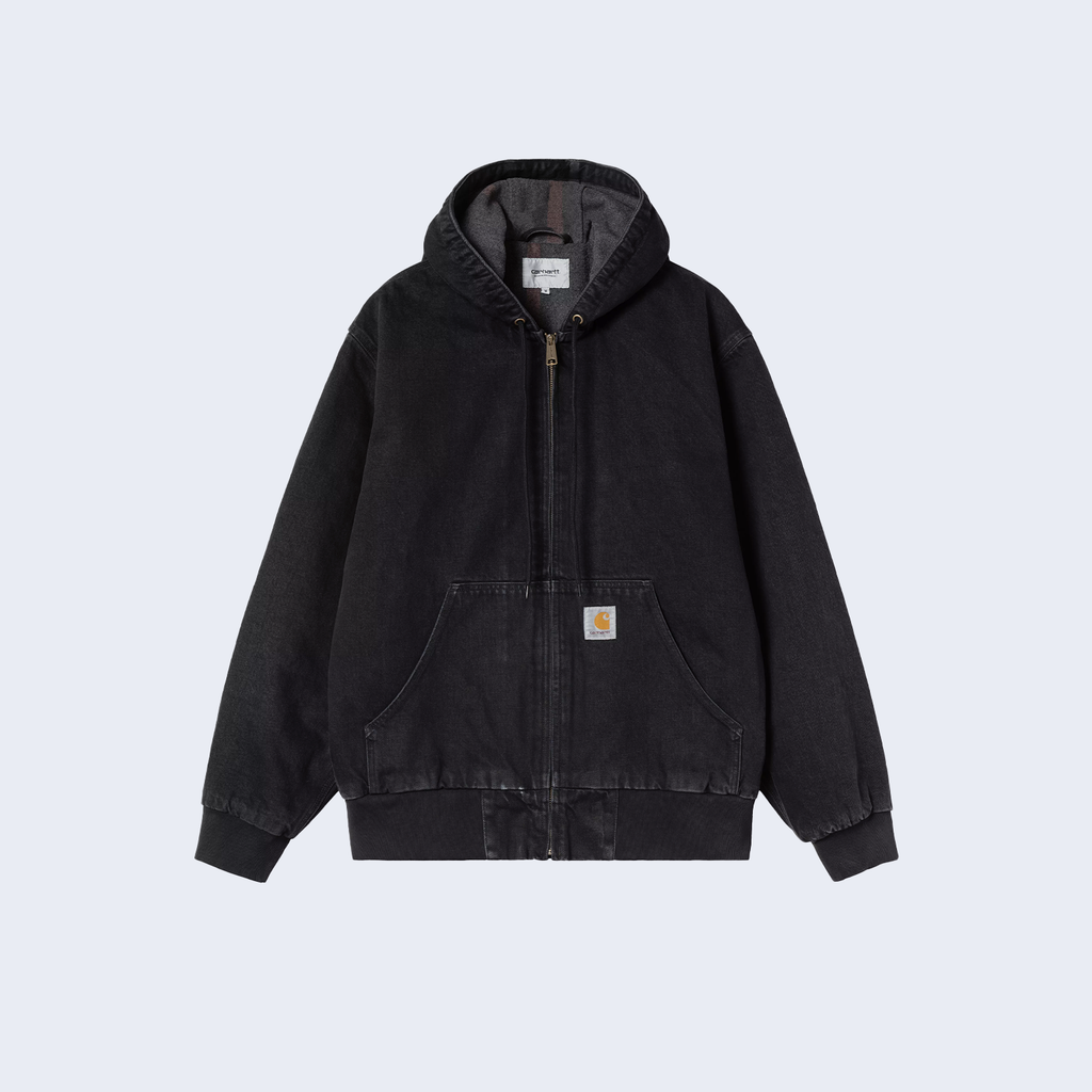OG Active Jacket Black Stone Washed
