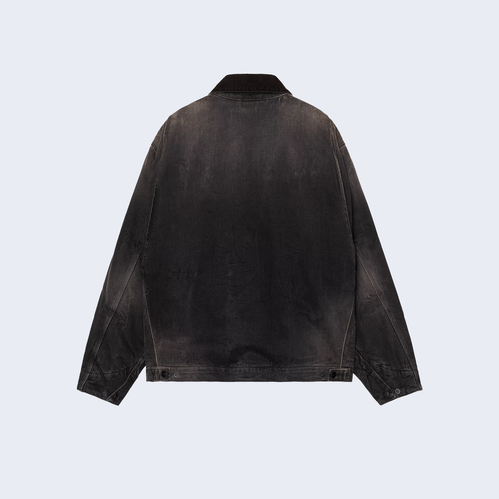 OG Detroit Jacket Black / Black Tobacco Used Wash