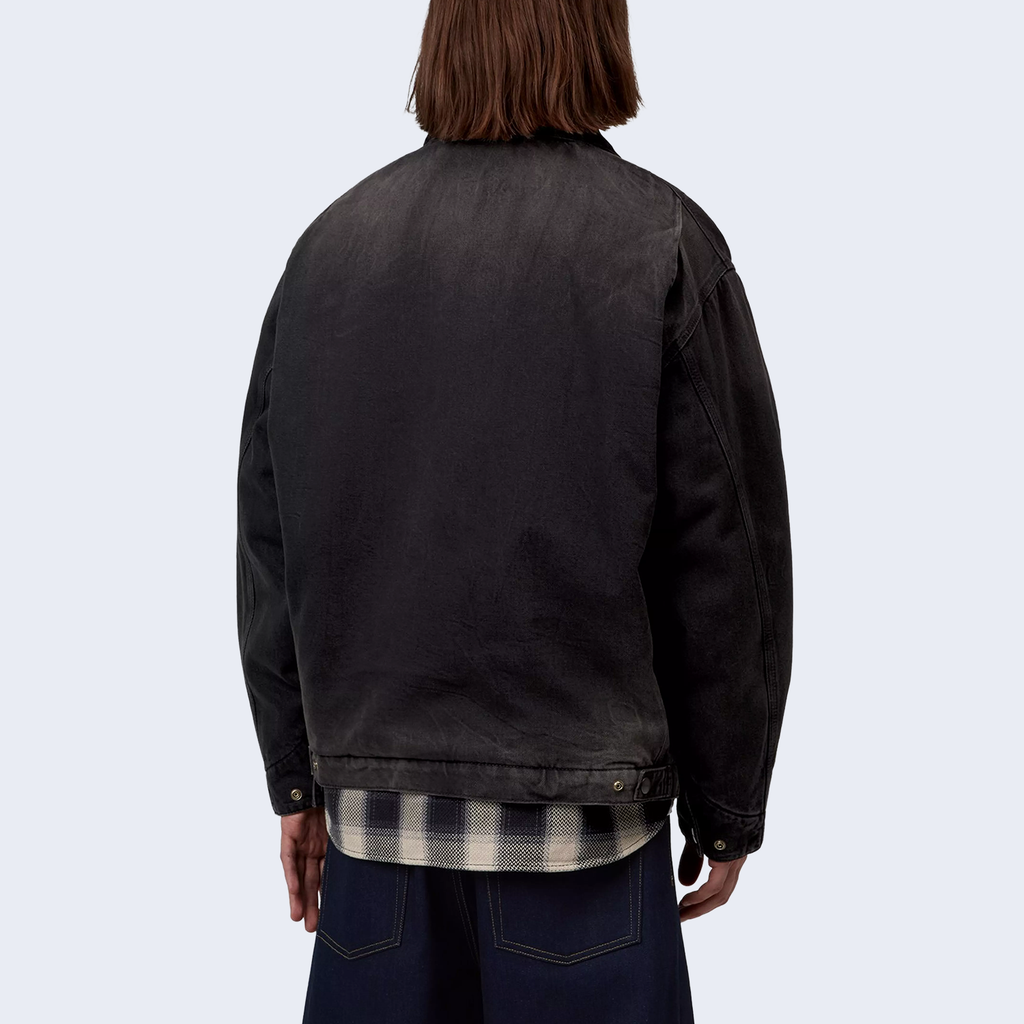 OG Detroit Jacket Black / Black Tobacco Used Wash