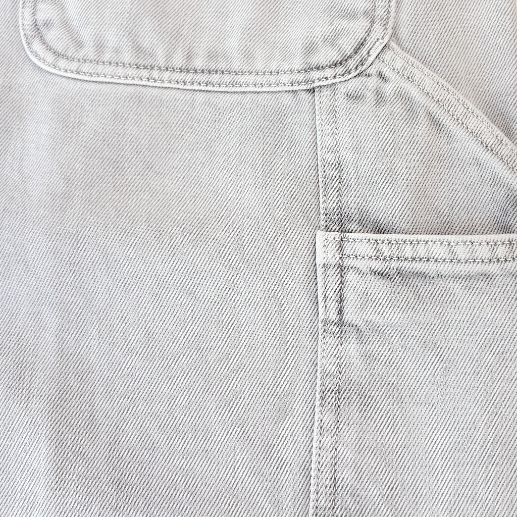 OG Single Knee Short Black Chalk Wash
