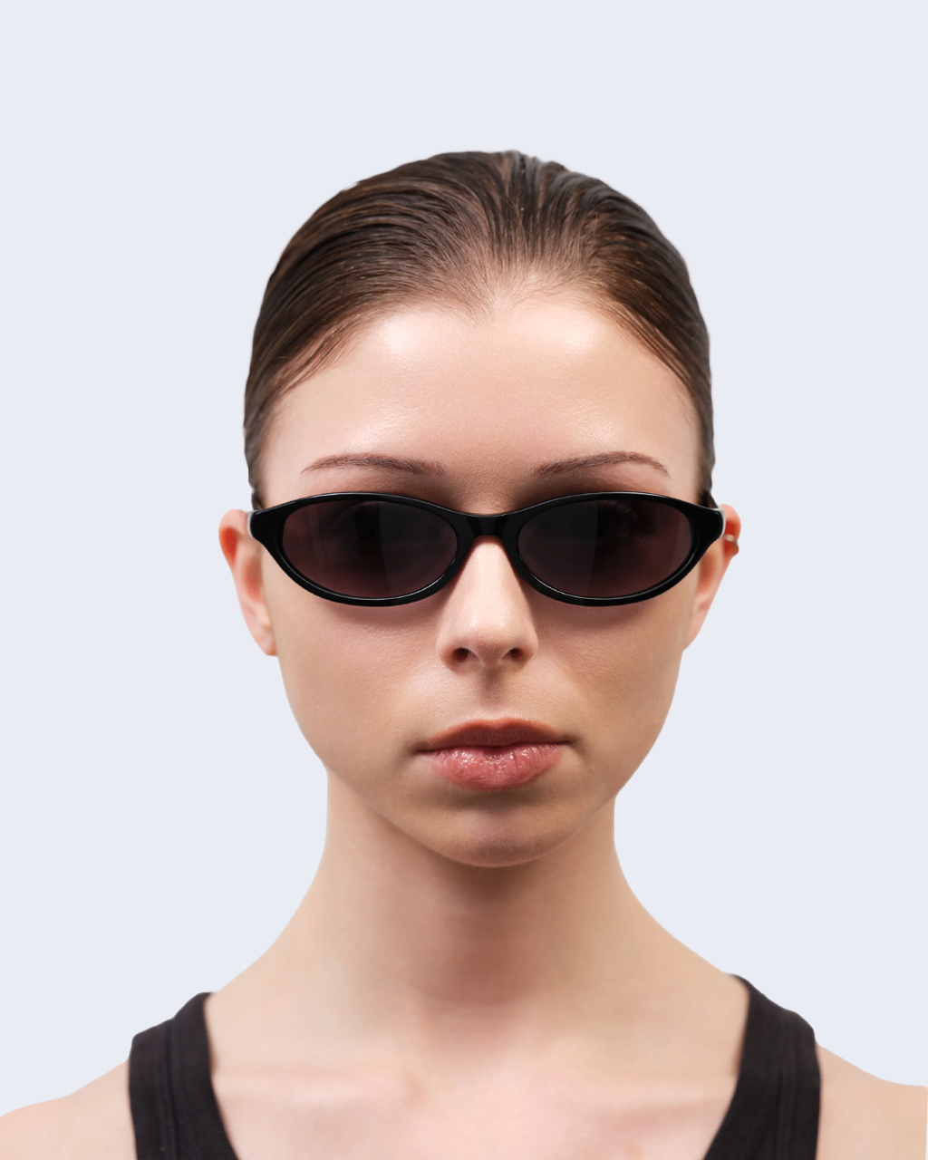 Olympia Solid Black / Solid black Lens