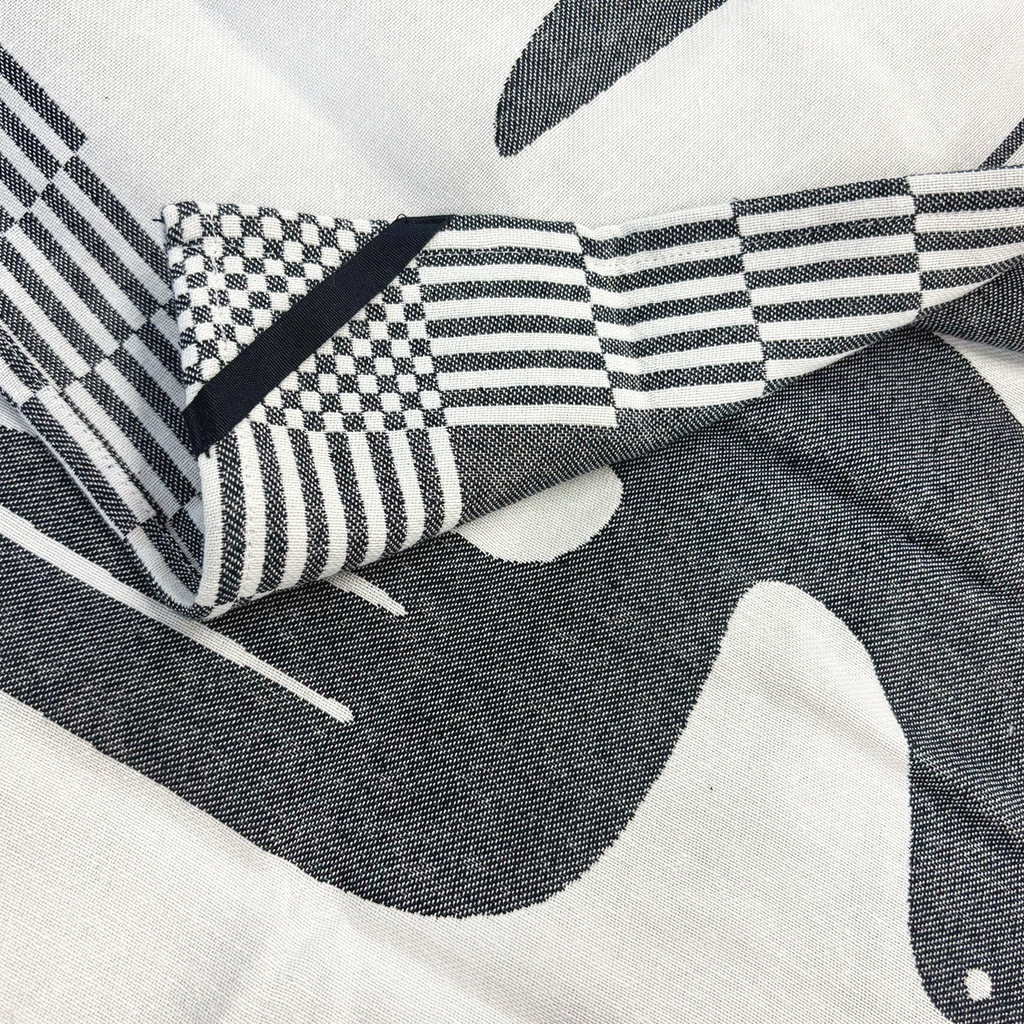 Infinite Kitchen Bird Towel Set Black