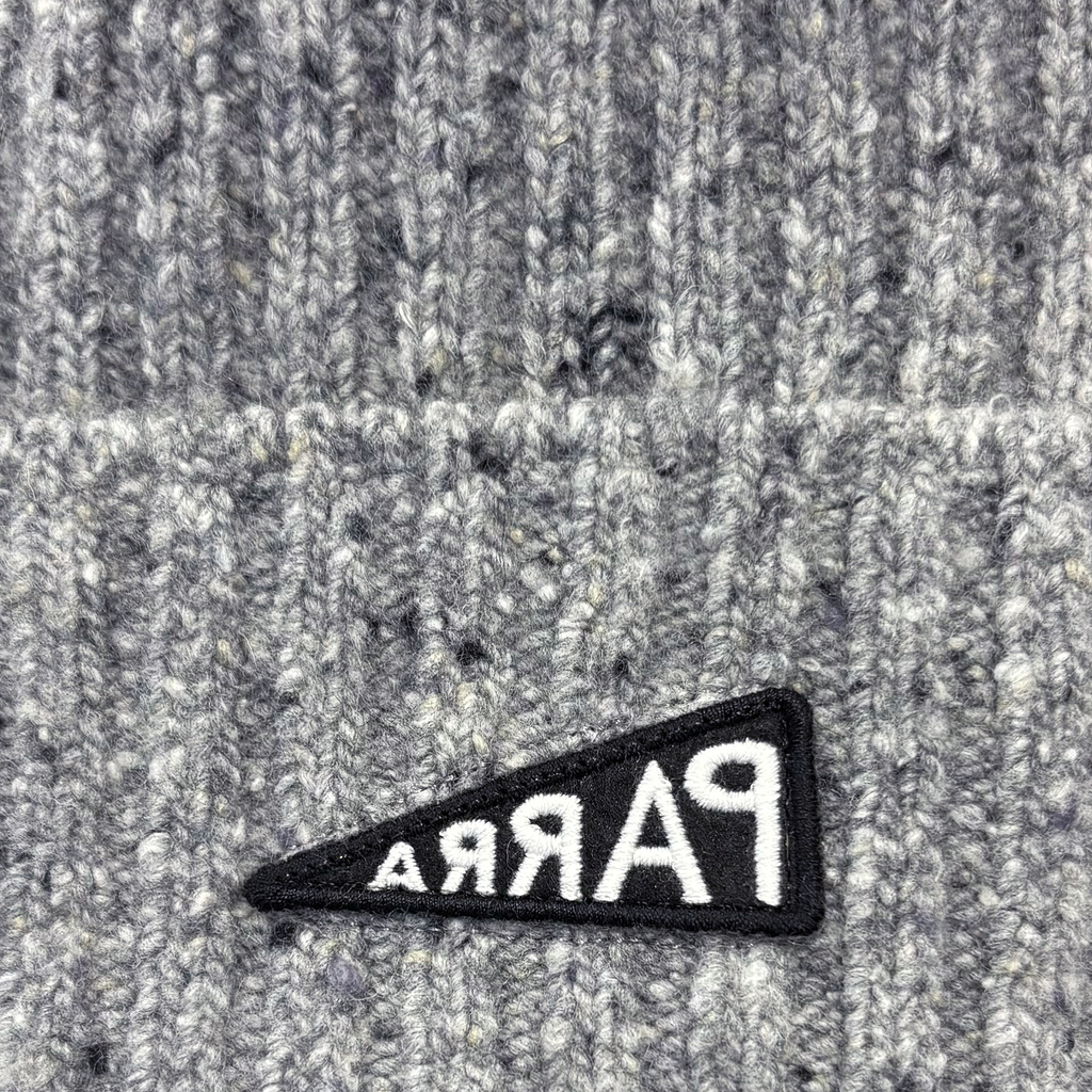 Reversed Flag Beanie Grey