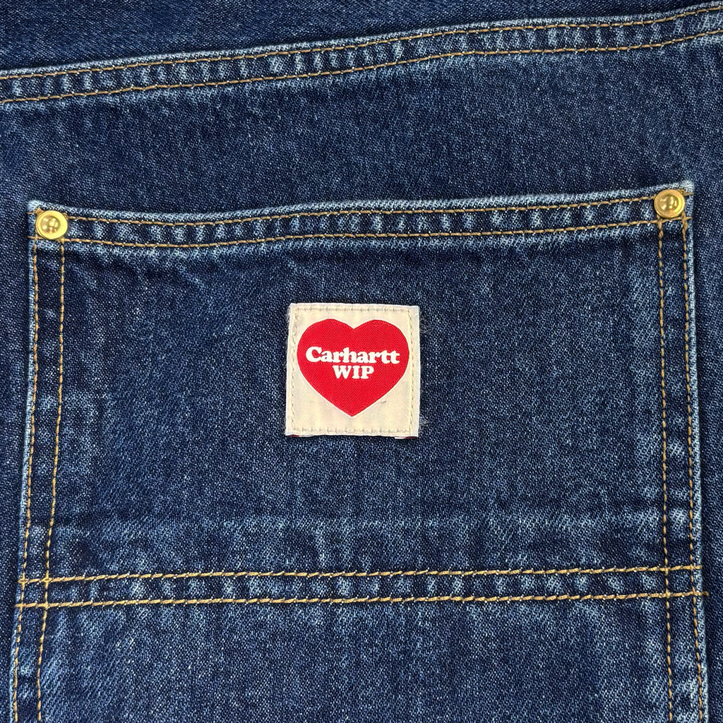 Nash Double Knee Pant Blue Stone Washed