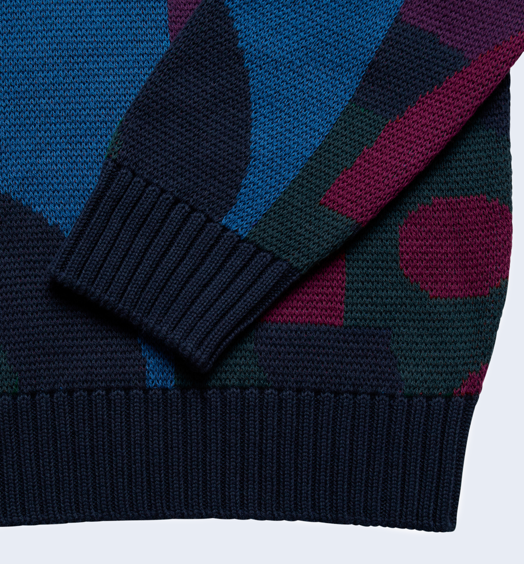 Knotted Knitted Pullover Multi