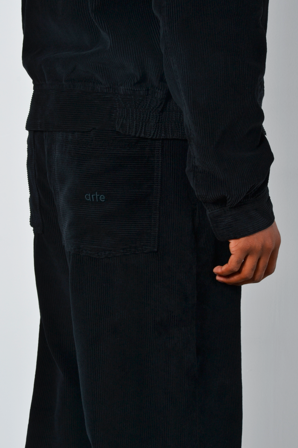 Corduroy Pants Black
