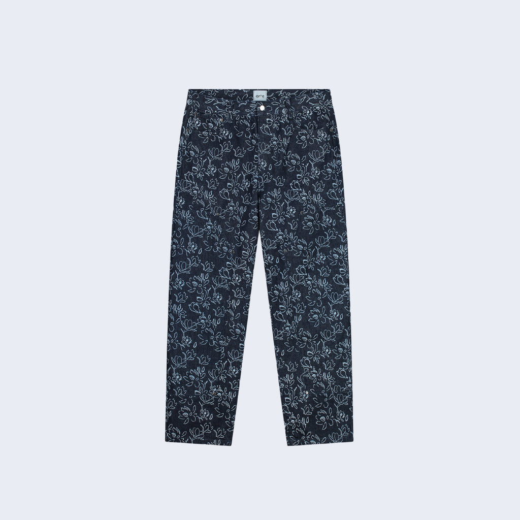Jonas Flowers Pants Navy