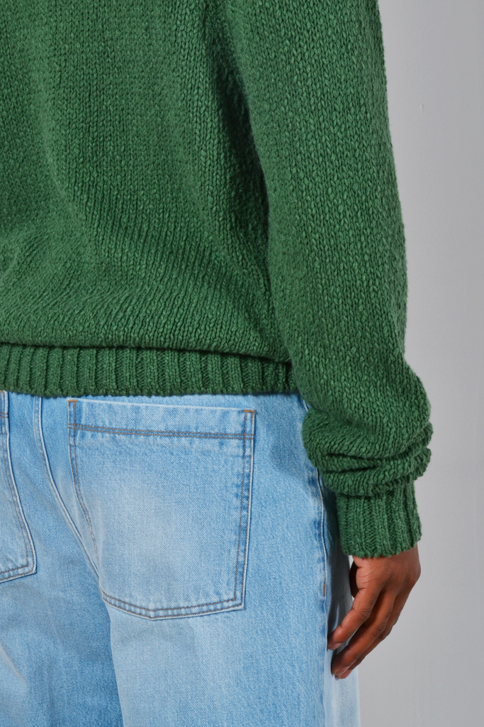 Pixel Front Knit Green