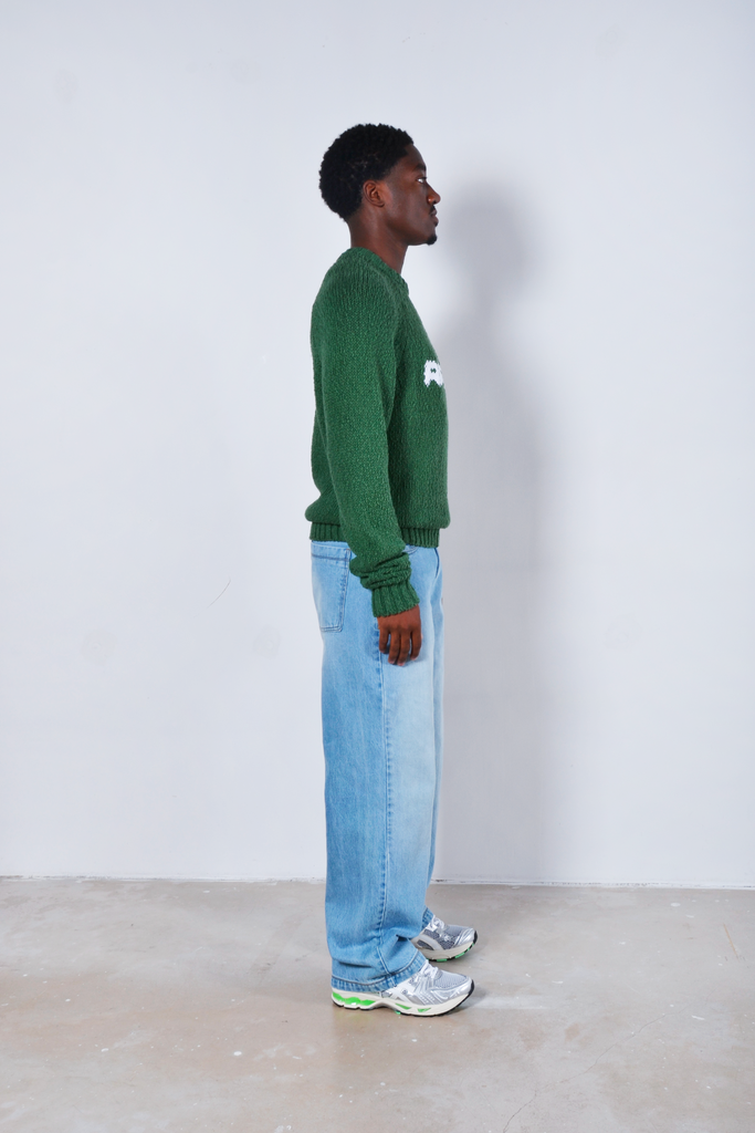 Pixel Front Knit Green