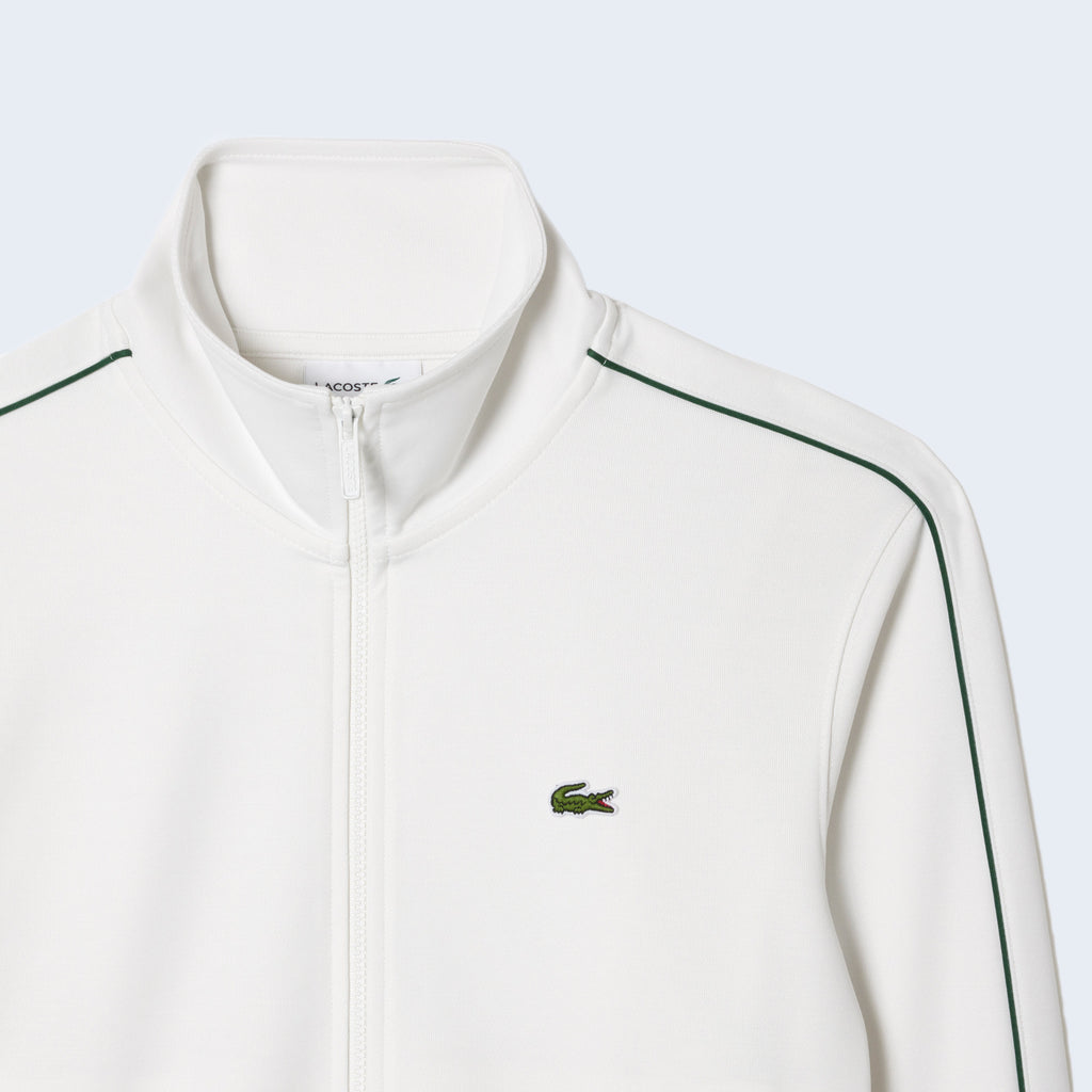 Tracksuit Jacket Paris Piqué White