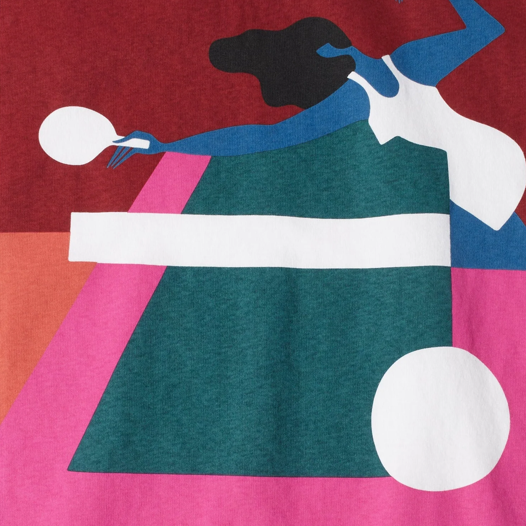 Ping Ponged T-Shirt White