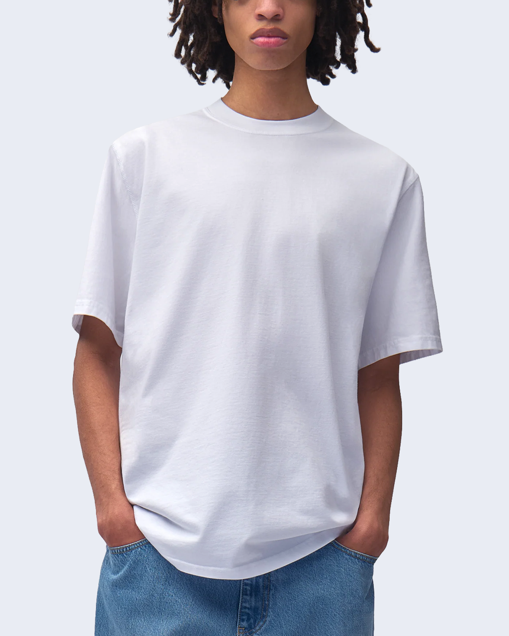 Pink Serial T-Shirt White
