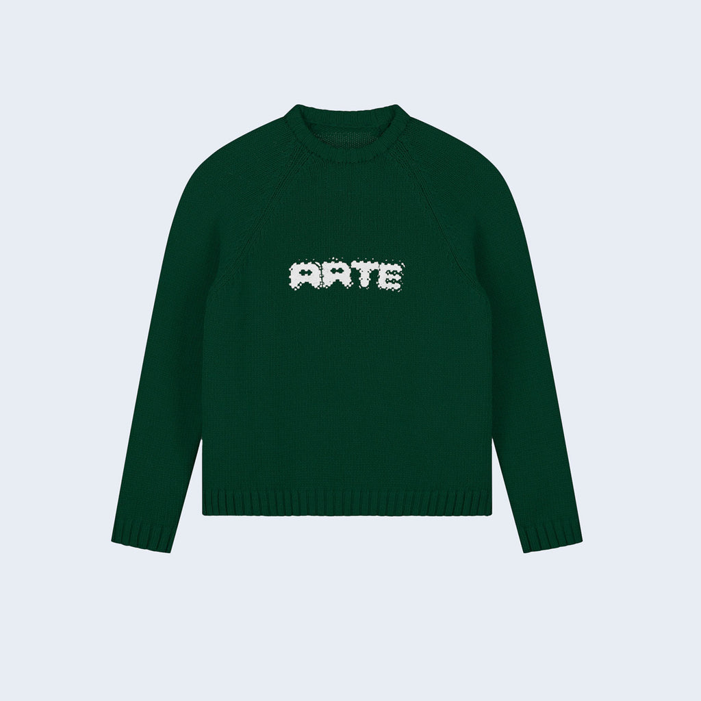 Pixel Front Knit Green