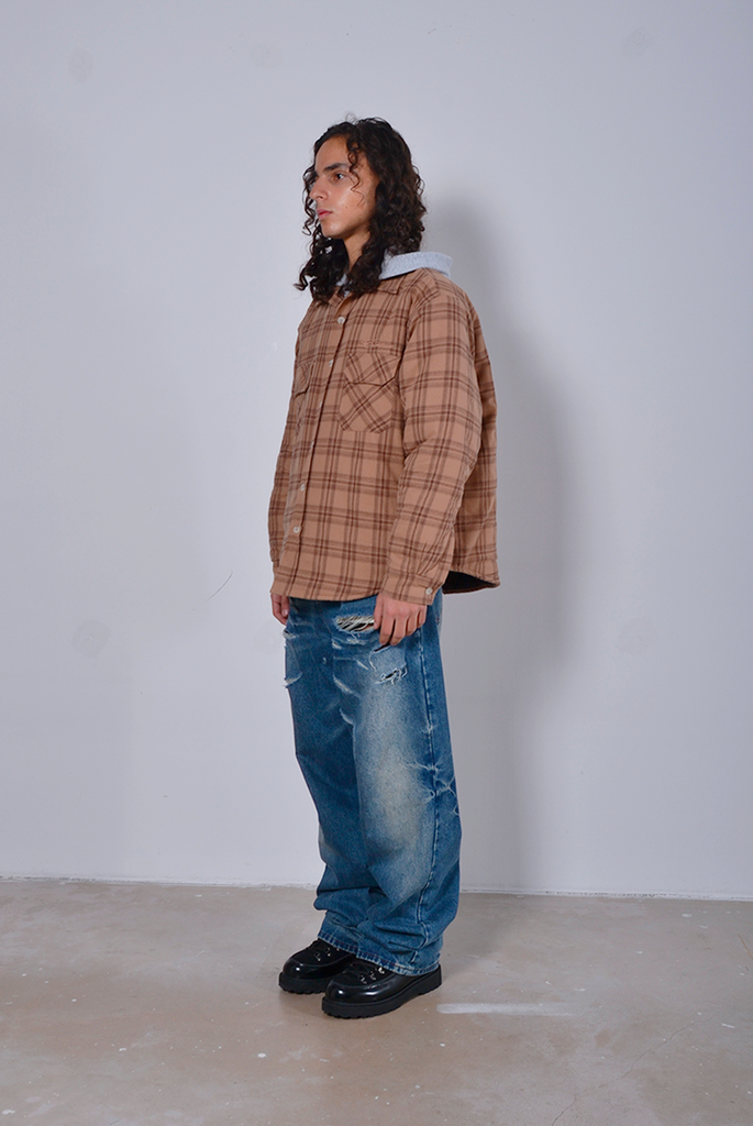 Driver Layered Jacket Brown / Tan