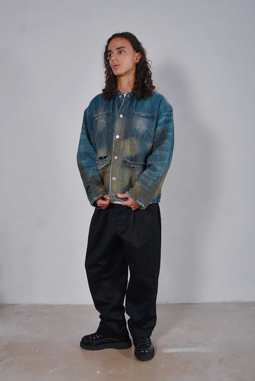 Haystack Denim Jacket Washed Blue