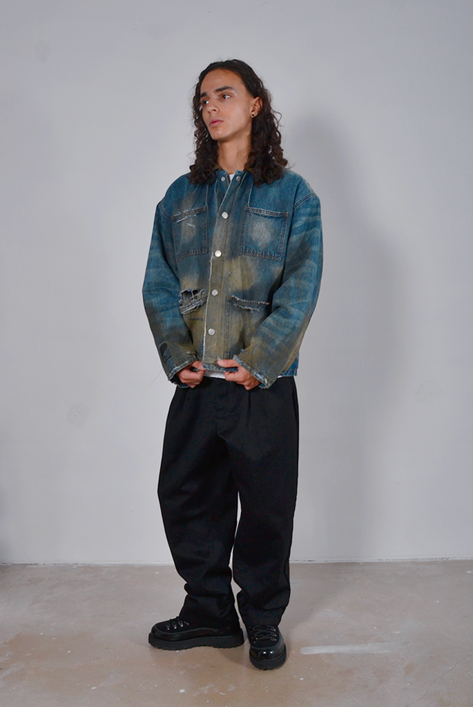 Haystack Denim Jacket Washed Blue