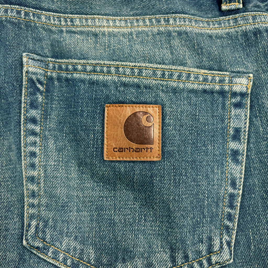 Aaron Pant Blue Worn Washed