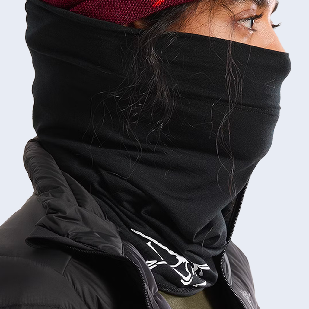 Satoro Merino Neck Gaiter Black / Arctic