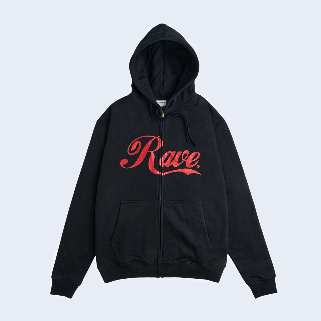 33CL Zip Hoodie Black