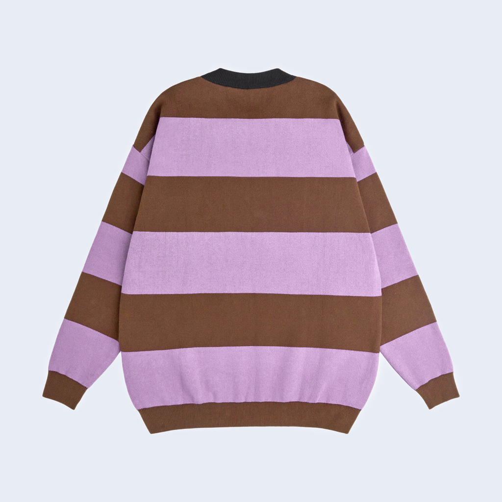 Donnie Knit Sweater Brown / Lilac
