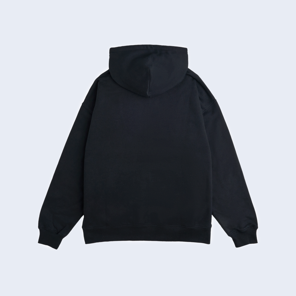 33CL Zip Hoodie Black