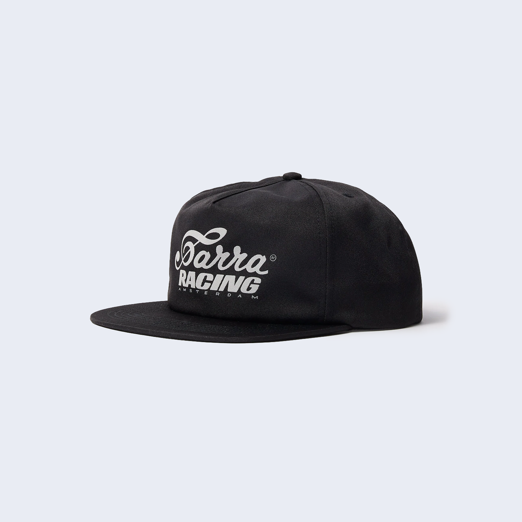 Racing 5 Panel Hat Black