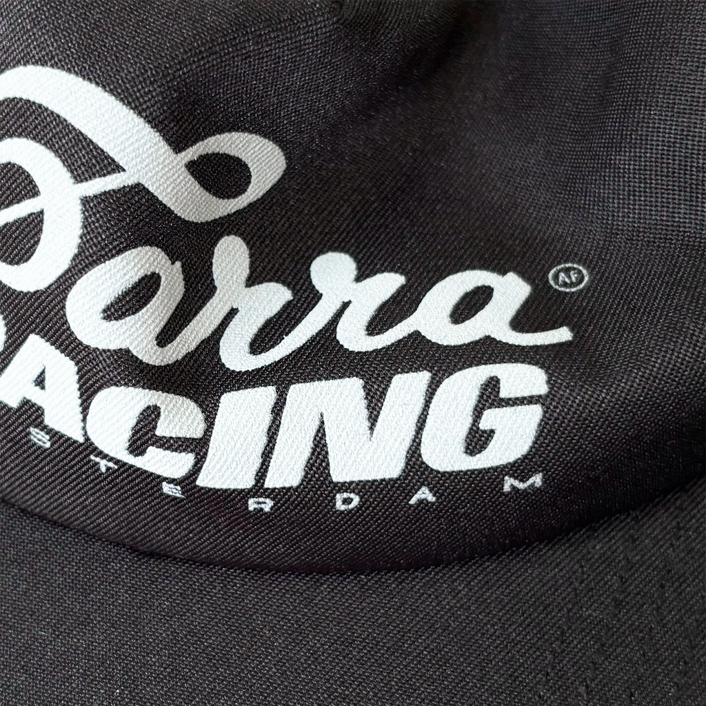 Racing 5 Panel Hat Black